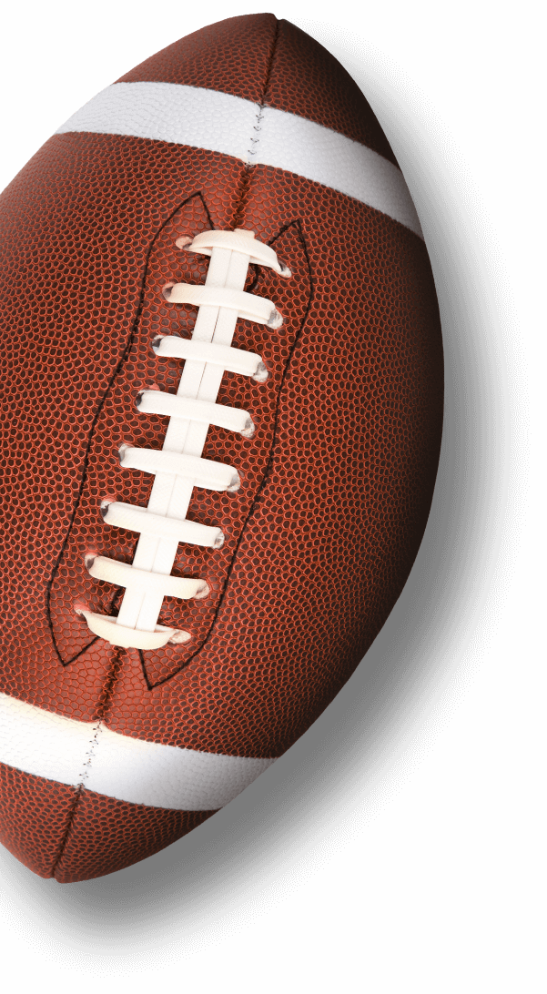 Red Football Line Drawing